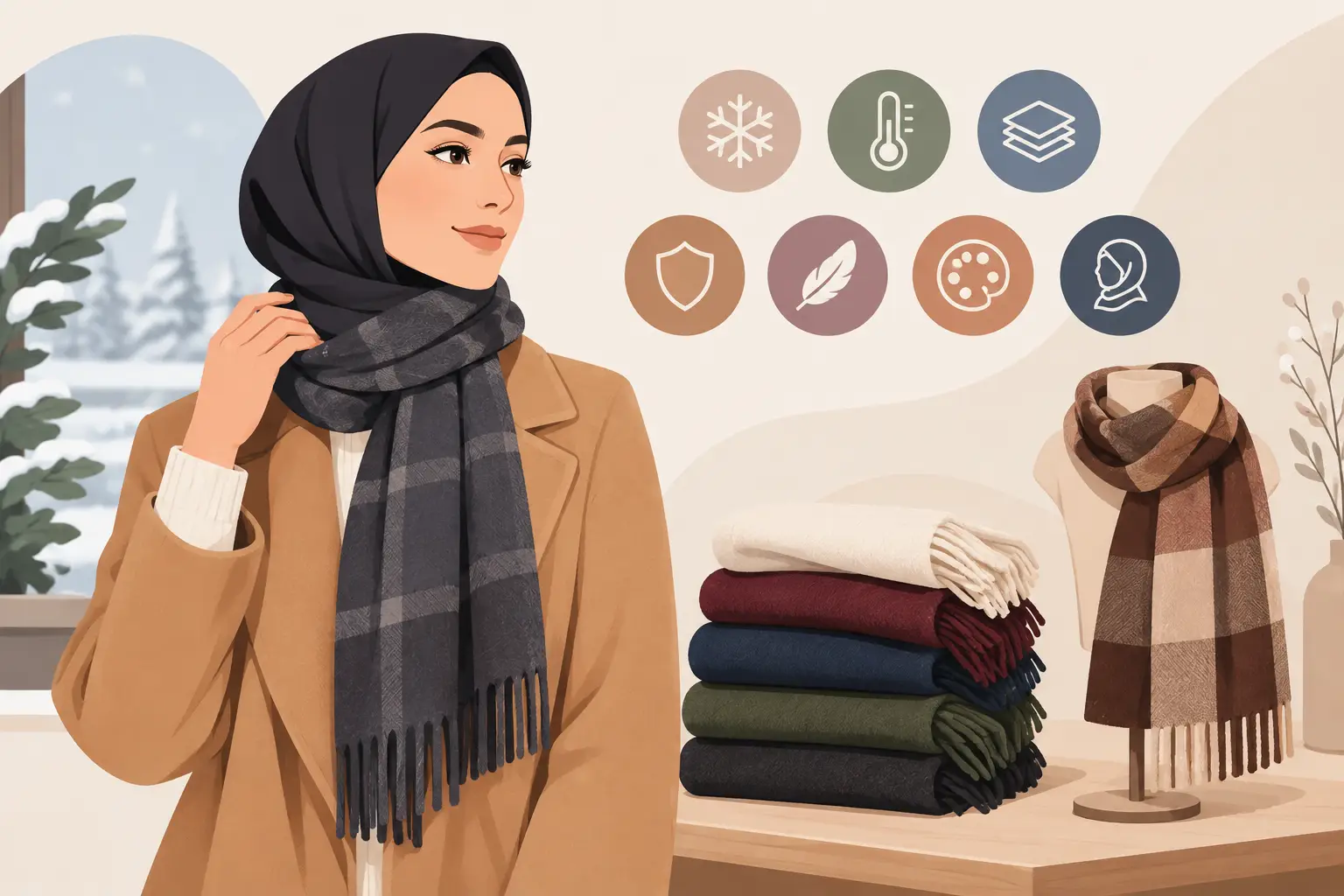 Kışlık Eşarp Nasıl Seçilir? 7 Pratik Ölçüt