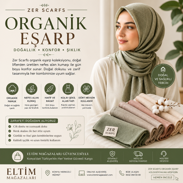 Organik Eşarp Seçim Rehberi: Zer Scarfs ile Doğal Şıklığı Keşfedin